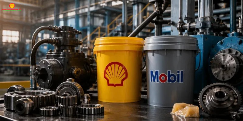 So sánh shell và mobil: Chọn dầu nhớt công nghiệp phù hợp so sanh shell va mobil 2