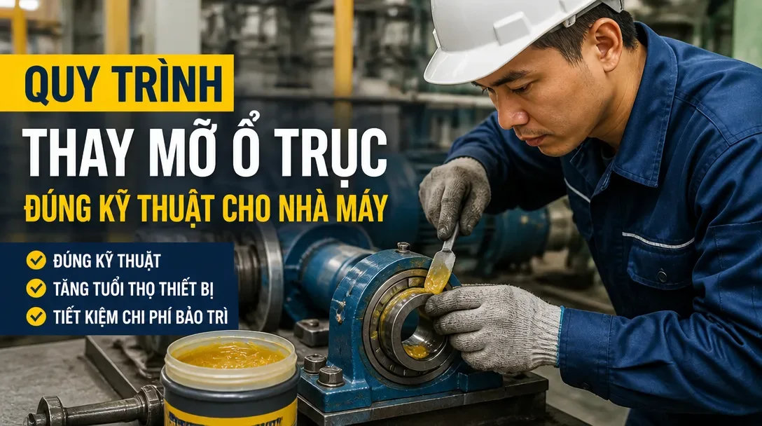 thumbnail quy trinh thay mo o truc dung ky thuat cho nha may