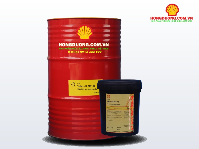 Phuy và xô dầu thủy lực Shell Tellus S2 MX 46 cấp ISO VG 46